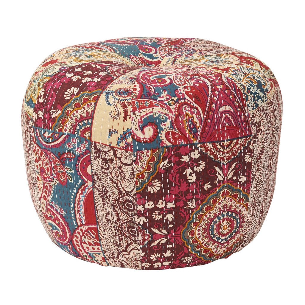 BeanSack Rope Knit 20 inch Pouf Ottoman   16439140  