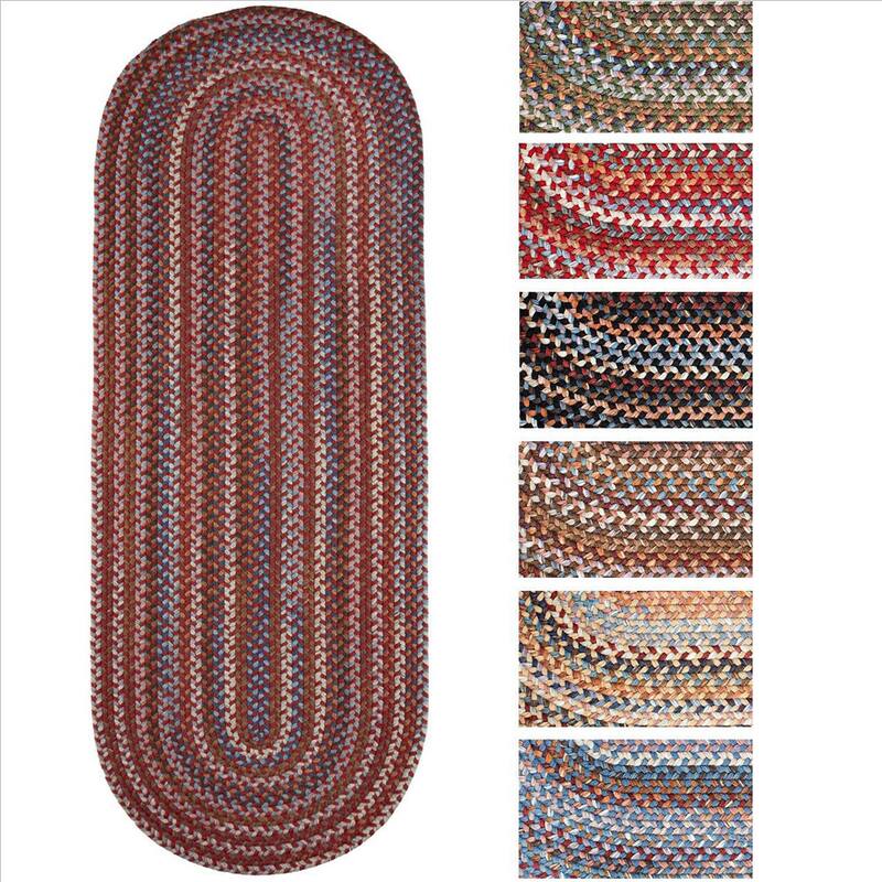 Rhody Rug Augusta Space-dye Wool Braided Rug