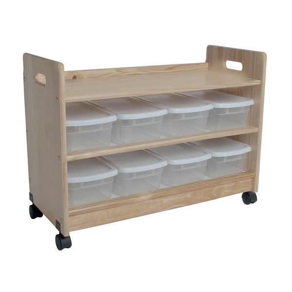 toy storage with casters