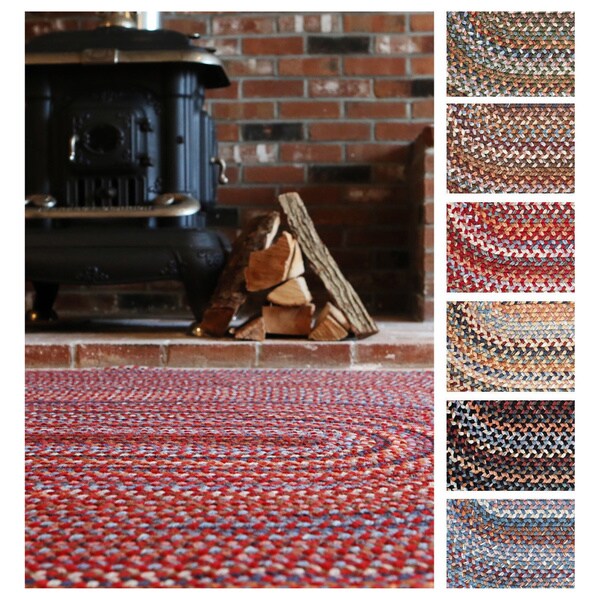 Rhody Rug Augusta Wool Oval Braided Area 10 X 13 Rhody Rug Augusta Wool Oval Braided Area 10 X27 X 13