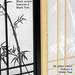 Bamboo Tree Shoji Handmade 18-inch Rice Paper Accent Lamp (China)