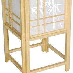 Bamboo Tree Shoji Handmade 18-inch Rice Paper Accent Lamp (China)
