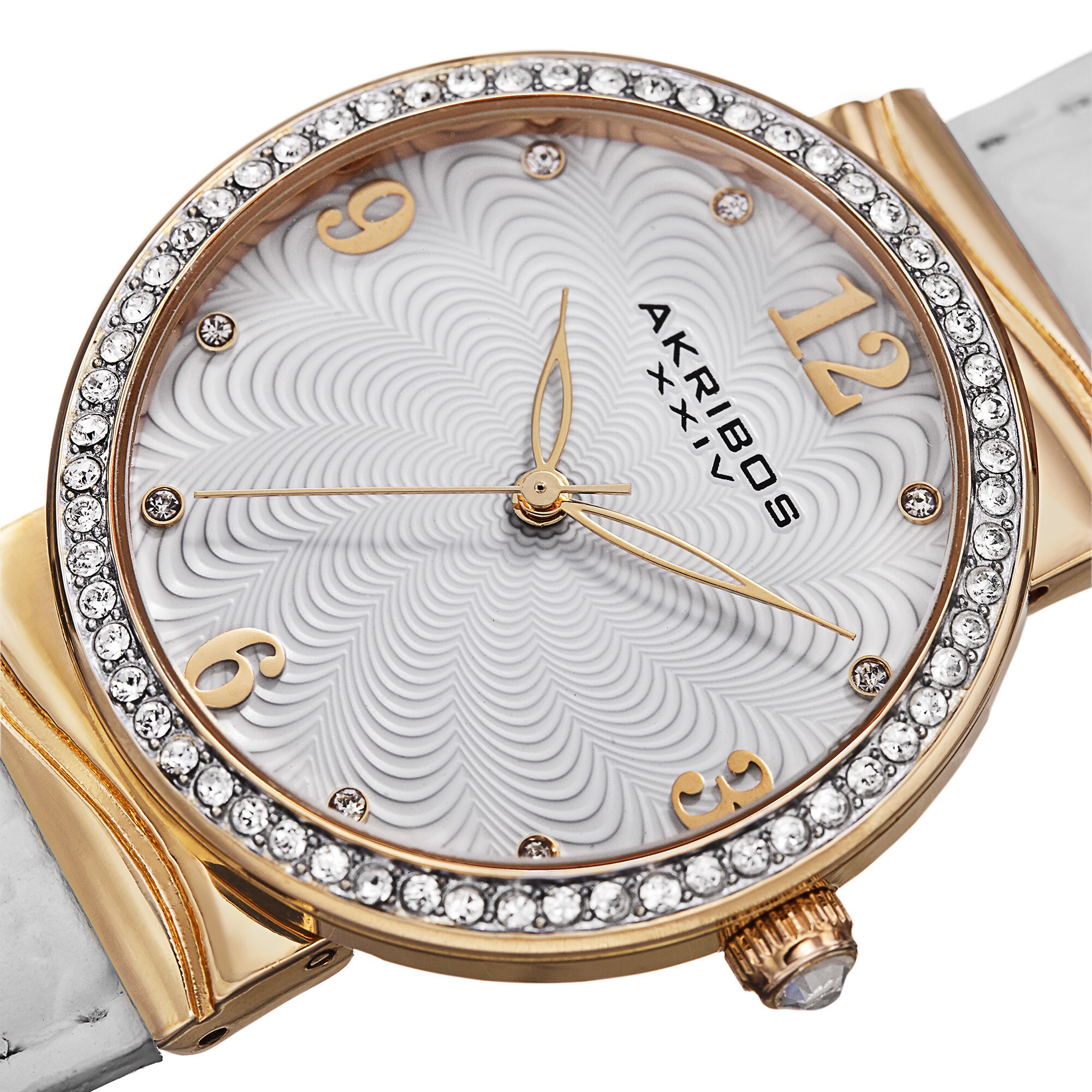 Akribos XXIV White Ceramic and Swarovski Crystal Women\'s Watch Women main image 4