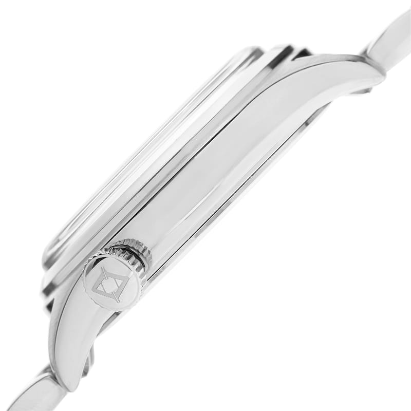 Akribos XXIV Men's Quartz Multifunction Stainless Steel Silver-Tone Bracelet Watch - silver