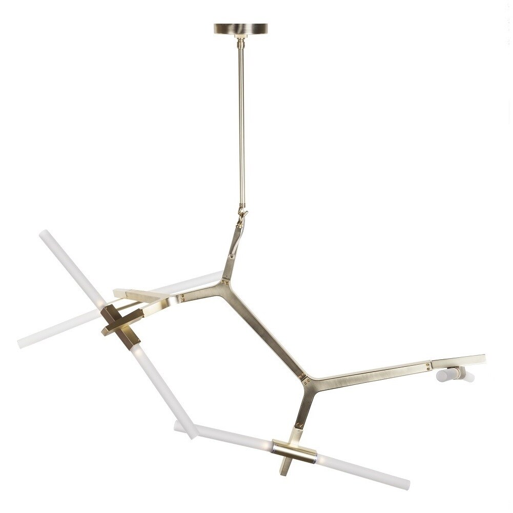 Hans Andersen Home Favreby Gold Chandelier - Bronze (The Favreby Chandelier) - Chandeliers For Bedrooms by Overstock.com