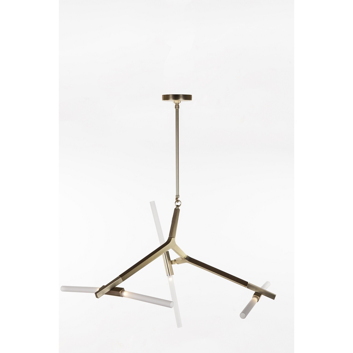 Hans Andersen Home Elmue Contemporary Gold Chandelier - Bronze (The Elmue Chandelier) - Chandeliers For Bedrooms by Overstock.com