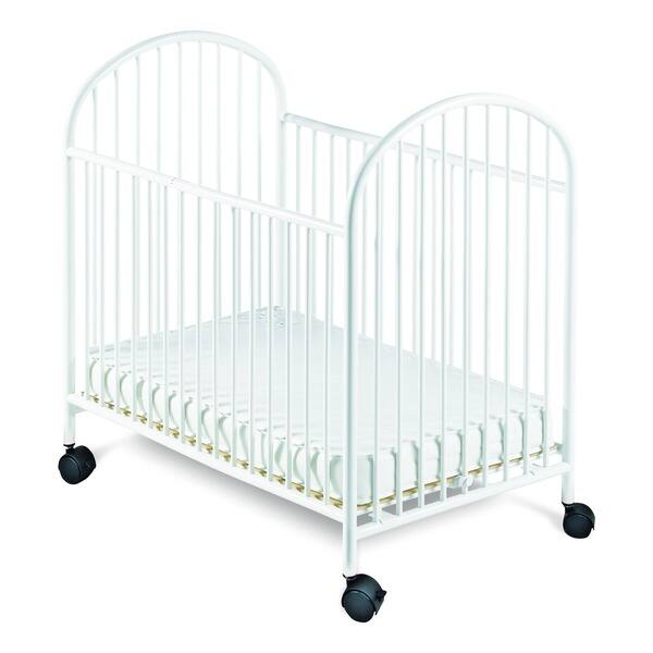 slide 1 of 1, Foundations Classico Mini Crib with Mattress