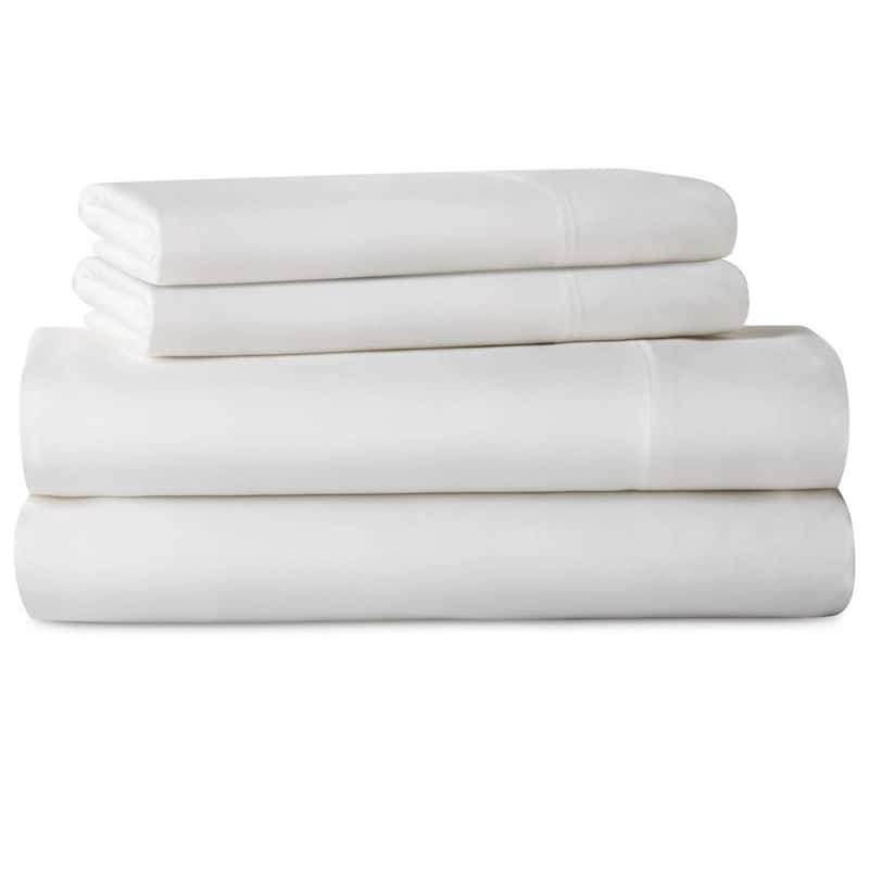 Lucid Rayon from Bamboo Bed Sheet Set - Full - White