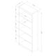 Shop South Shore Pure White Axess 5-shelf Bookcase - Free ...