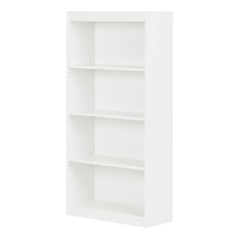 South Shore Pure White Axess 4-shelf Bookcase