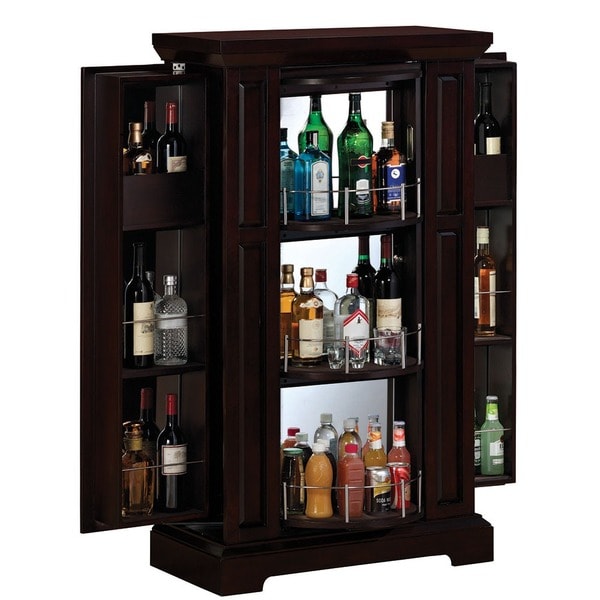 Bell'O BC2426-E451-31 Espresso Metro Liquor Cabinet with ...