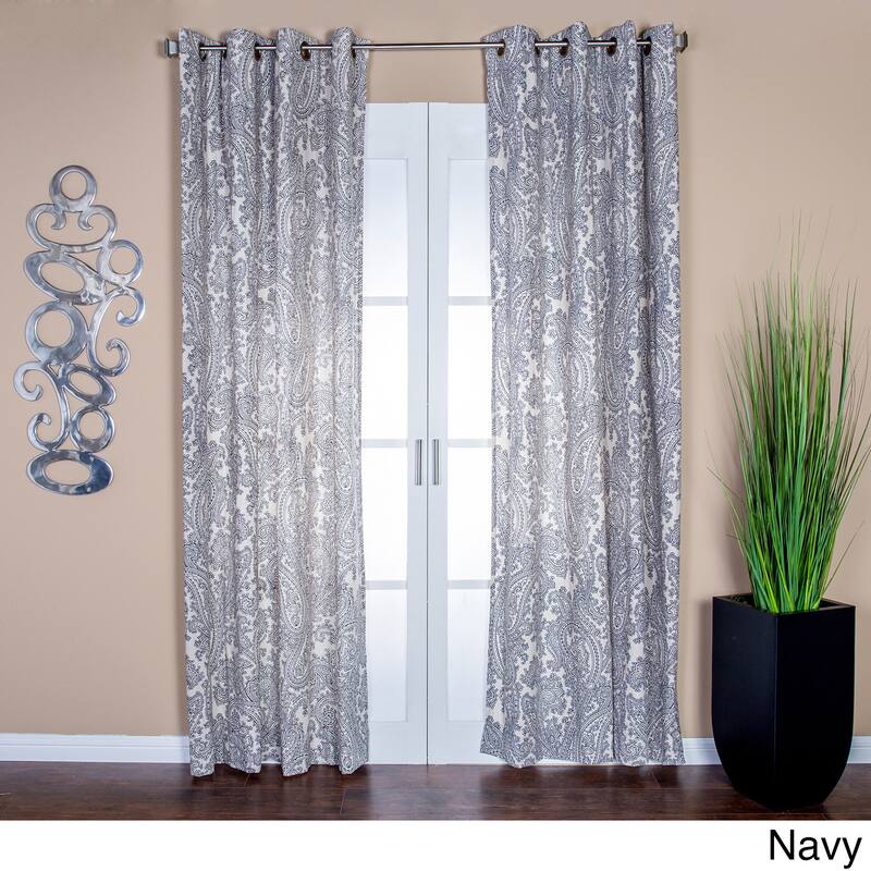 Lambrequin Bazaar Linen Curtain Panel