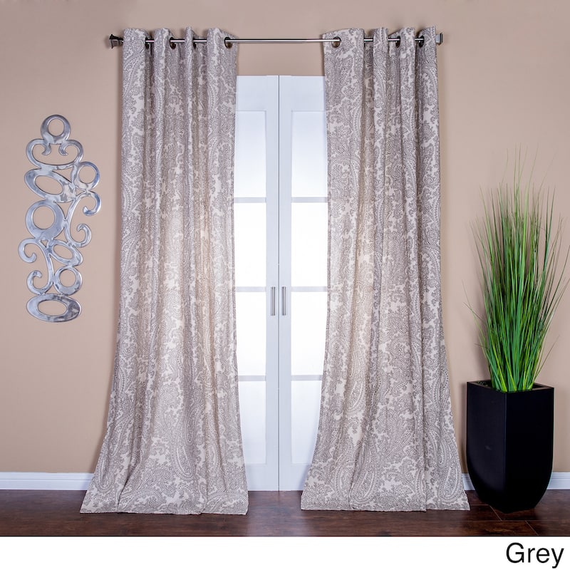 Lambrequin Bazaar Linen Curtain Panel