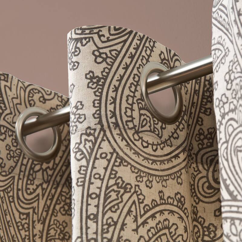 Lambrequin Bazaar Linen Curtain Panel