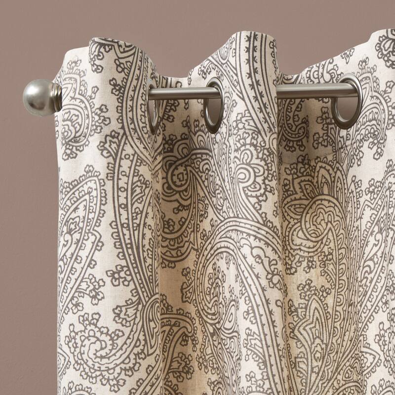 Lambrequin Bazaar Linen Curtain Panel