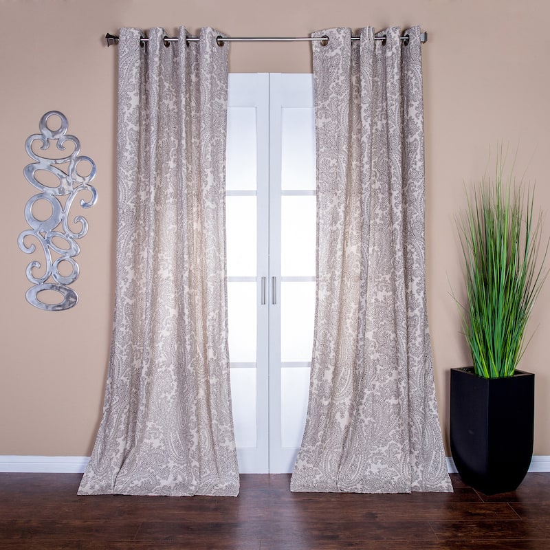 Lambrequin Bazaar Linen Curtain Panel