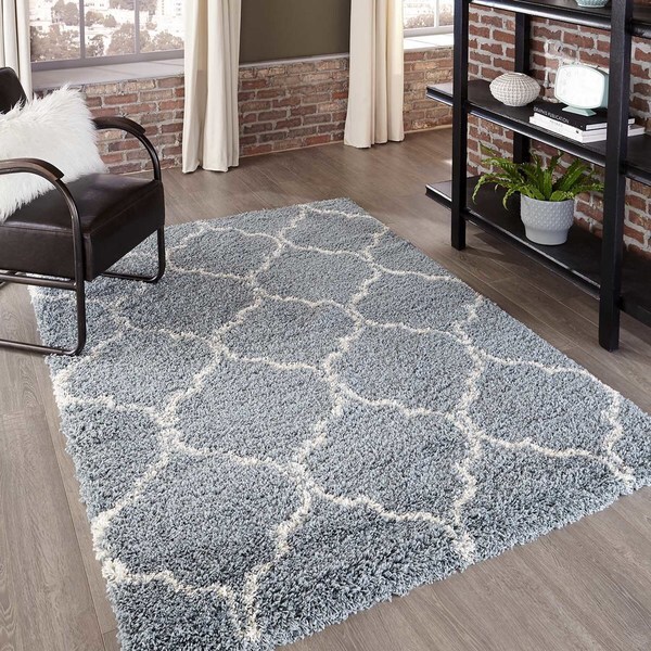 Momeni Maya Blue Rug (9'3 X 12'6) - 9'3" x 12'6"