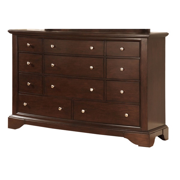 LYKE Home Cena Espresso 10 drawer Dresser