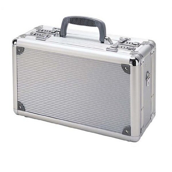 Case Double Sided Silver Stripe Finish 15 inch Pistol Case