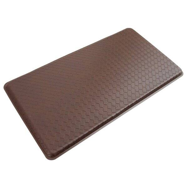 Shop Anti Fatigue Reversible Basketweave Gel Mat Free Shipping