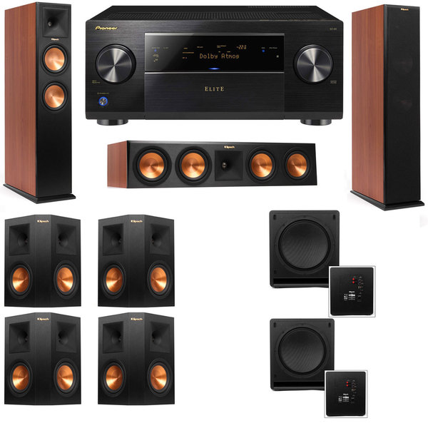 Klipsch RP 260F CH RP 450C SW 112   7.2   Pioneer Elite SC 85 Tower