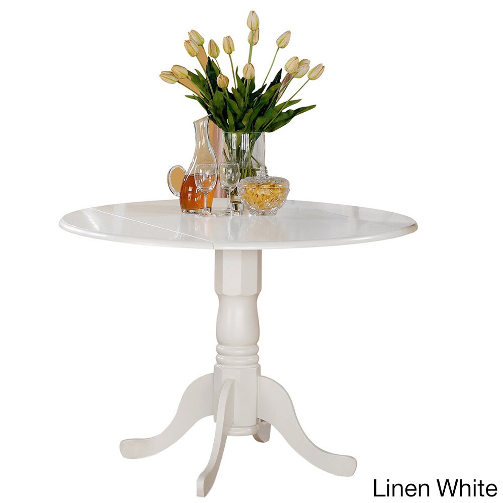 Small Table Round Dining Kitchen Room With Two 9 Inch Drop Leaves Picture 6 Of 10