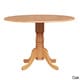 Copper Grove Karl Round Table with Two 9-inch Drop Leaves - Thumbnail 4