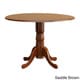 Copper Grove Karl Round Table with Two 9-inch Drop Leaves - Thumbnail 5