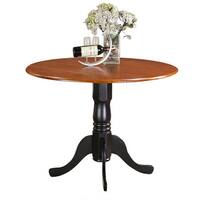 Copper Grove Karl Round Table with Two 9-inch Drop Leaves