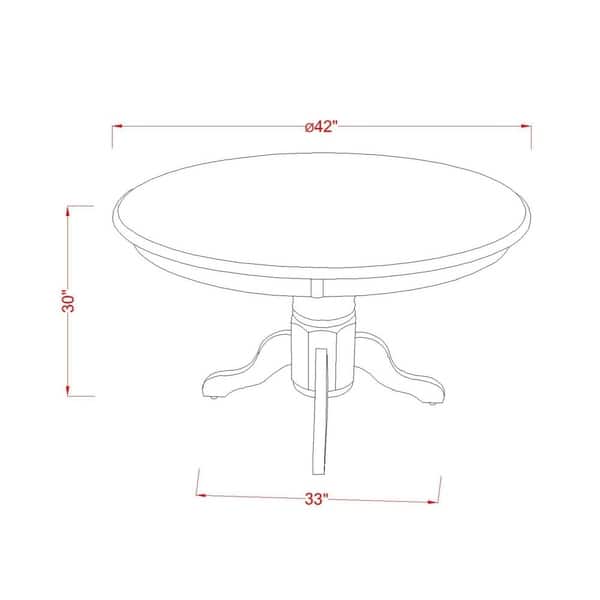 Shop Shelton Round Kitchen Table Free Shipping Today Overstock