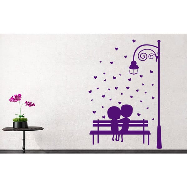 Romantic couple Love is Vinyl Sticker Wall Art - Bed Bath & Beyond ...