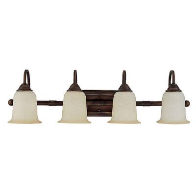Metro 4-light Burnished Bronze Bath/Vanity Light