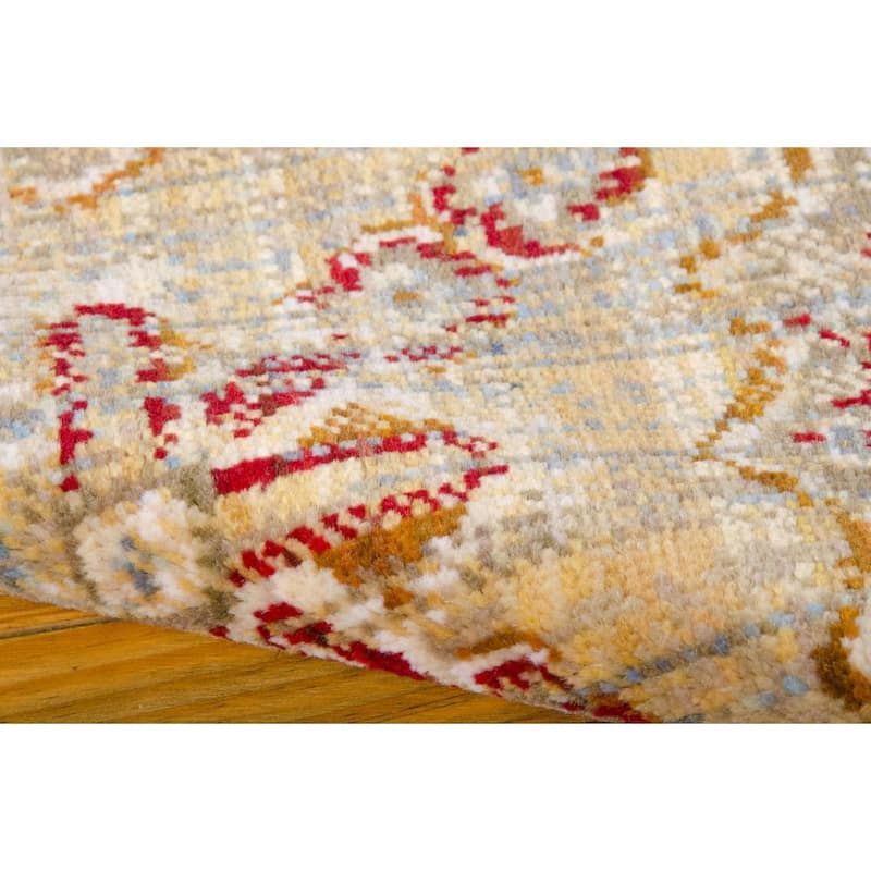Nourison Moroccan Crimson Area Rug - 5'3" x 7'5"