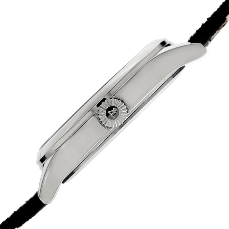 August Steiner Men's Swiss Quartz Multifunction Stainless Steel Silver-Tone Strap/Bracelet Watch Set - silver