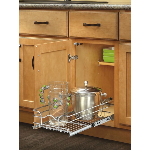 Rev-A-Shelf 18-inch Deep Single Wire Basket - Overstock - 10200673