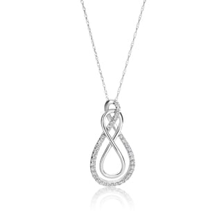 Infinity,Diamond Diamond Necklaces - Overstock.com Shopping - The Best ...
