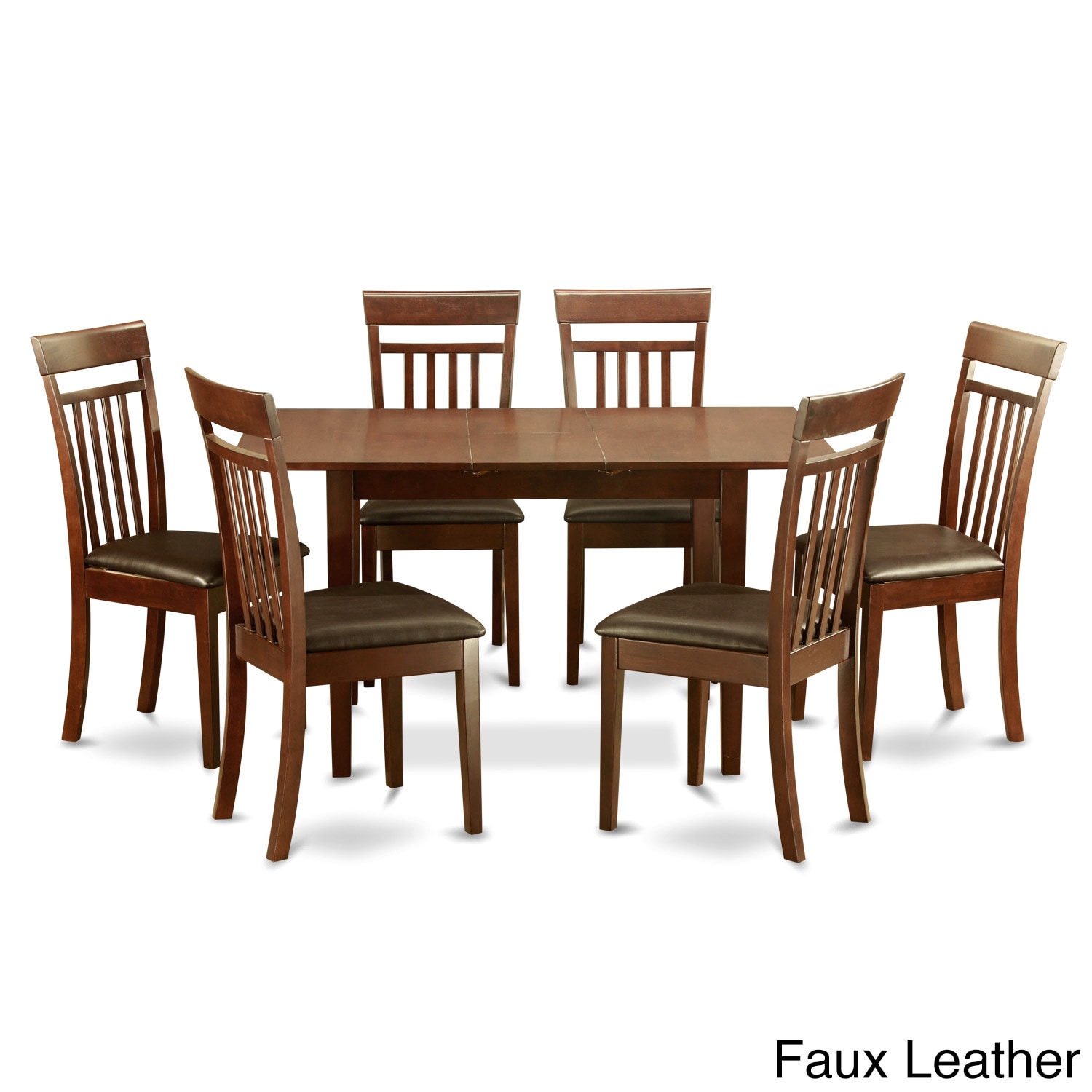 Mahogany Table And 6 Dining Chairs 7 Piece Set Mahogany Table And 6 Dining Chairs 7 Piece Set