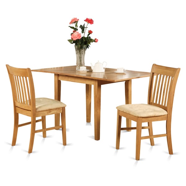 Shop Oak Small  Kitchen Table  and 2 Kitchen Chairs 3 piece 