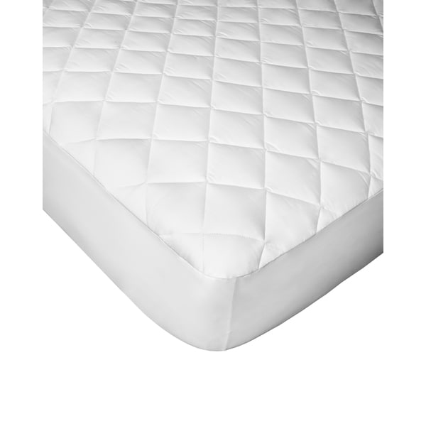 Shop HygroSoft by Welspun 300 Thread Count Cotton Mattress Pad White