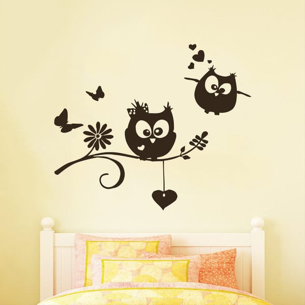 Owls Nursery Vinyl Wall Art Overstock 10201774