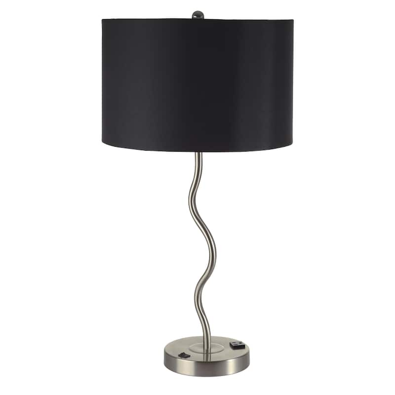 Wave Table Lamp - Black