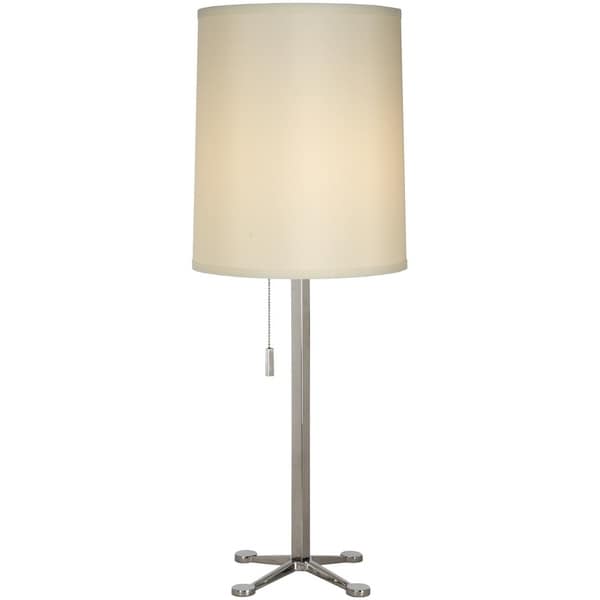 polished chrome table lamp