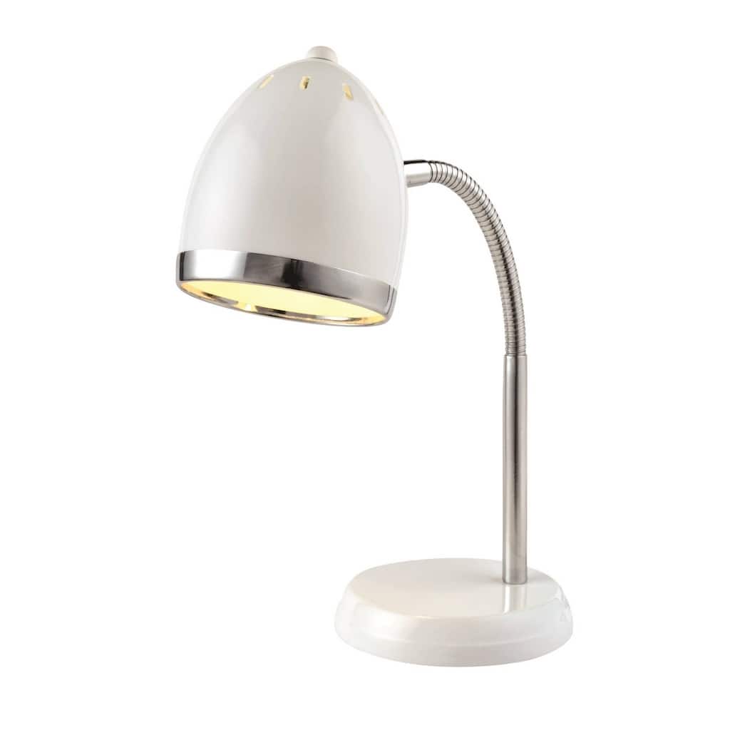 Lite Source Zachary Desk Lamp, White