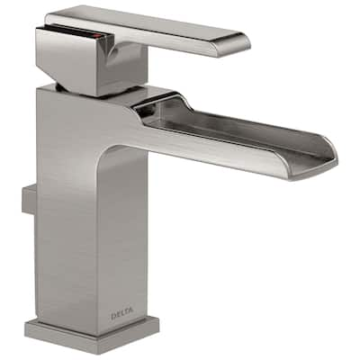 Delta Ara Single Handle Channel Lavatory Faucet 568LF-SSMPU Stainless