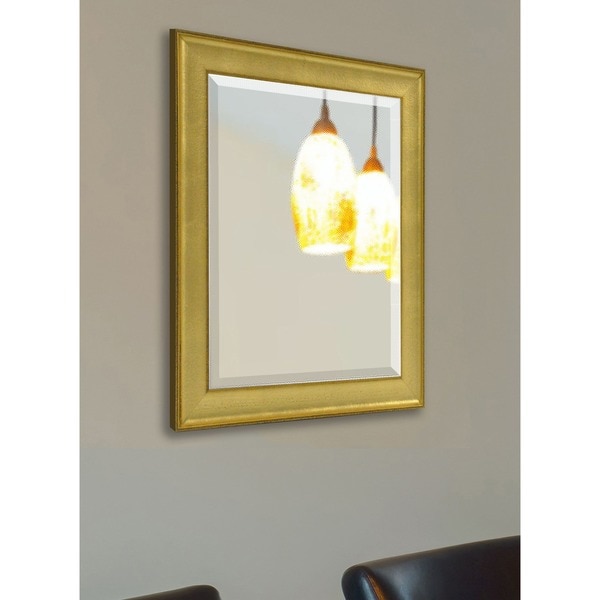 American Made Rayne Vintage Gold Vanity Wall Mirror