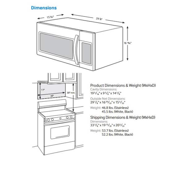 1.6 cu. ft. Over-the-Range Microwave in Fingerprint Resistant Stainless  Steel Microwave - ME16H702SES/AA