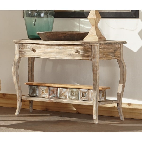 Alaterre Rustic Reclaimed Wood Sofa/ Console Table ...