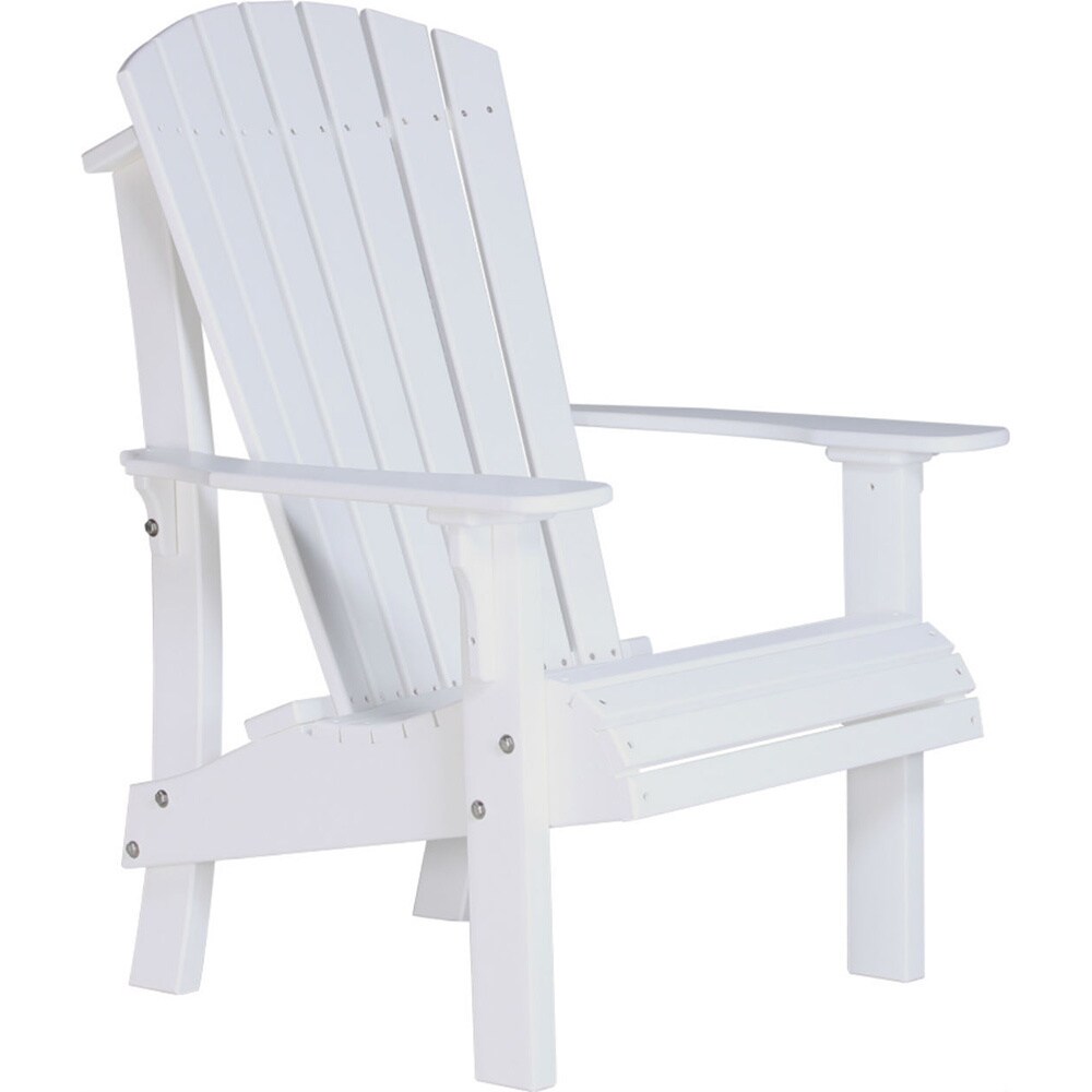 DISCONTINUED Deluxe Poly Comfort Height Adirondack Chair