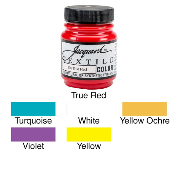 Shop Jacquard Textile Color Fabric Paint 2.25oz - Free ...