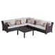 preview thumbnail 9 of 73, Deco 6-piece Corner Sectional Set with by RST Brands
